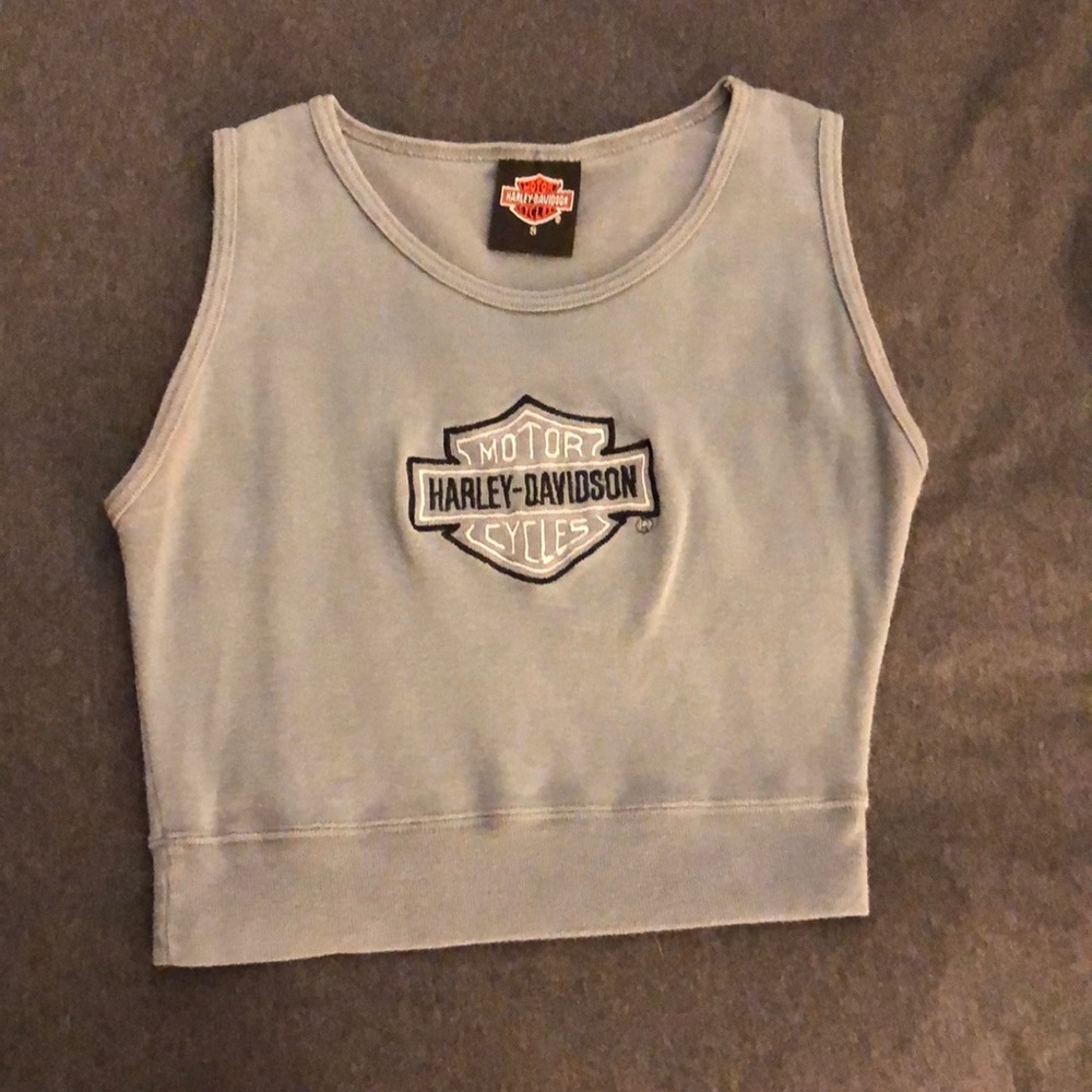 Harley-Davidson vintage crop top